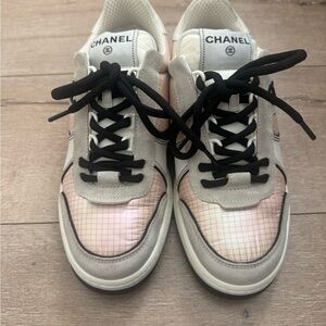 CHANEL Iridescent Sneakers - Like New!